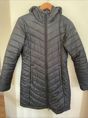 Long Columbia puffy jacket